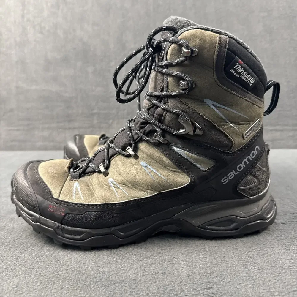 Salomon SD Contagrip Winter Boots Size 8